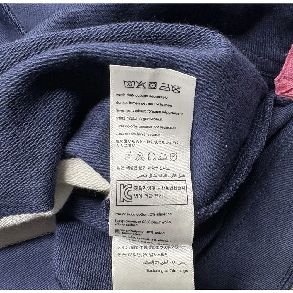 Joules Saunton Sweatshirt Womens XL Blue Multi-Striped Nautical Coastal Preppy - Picture 14 of 14